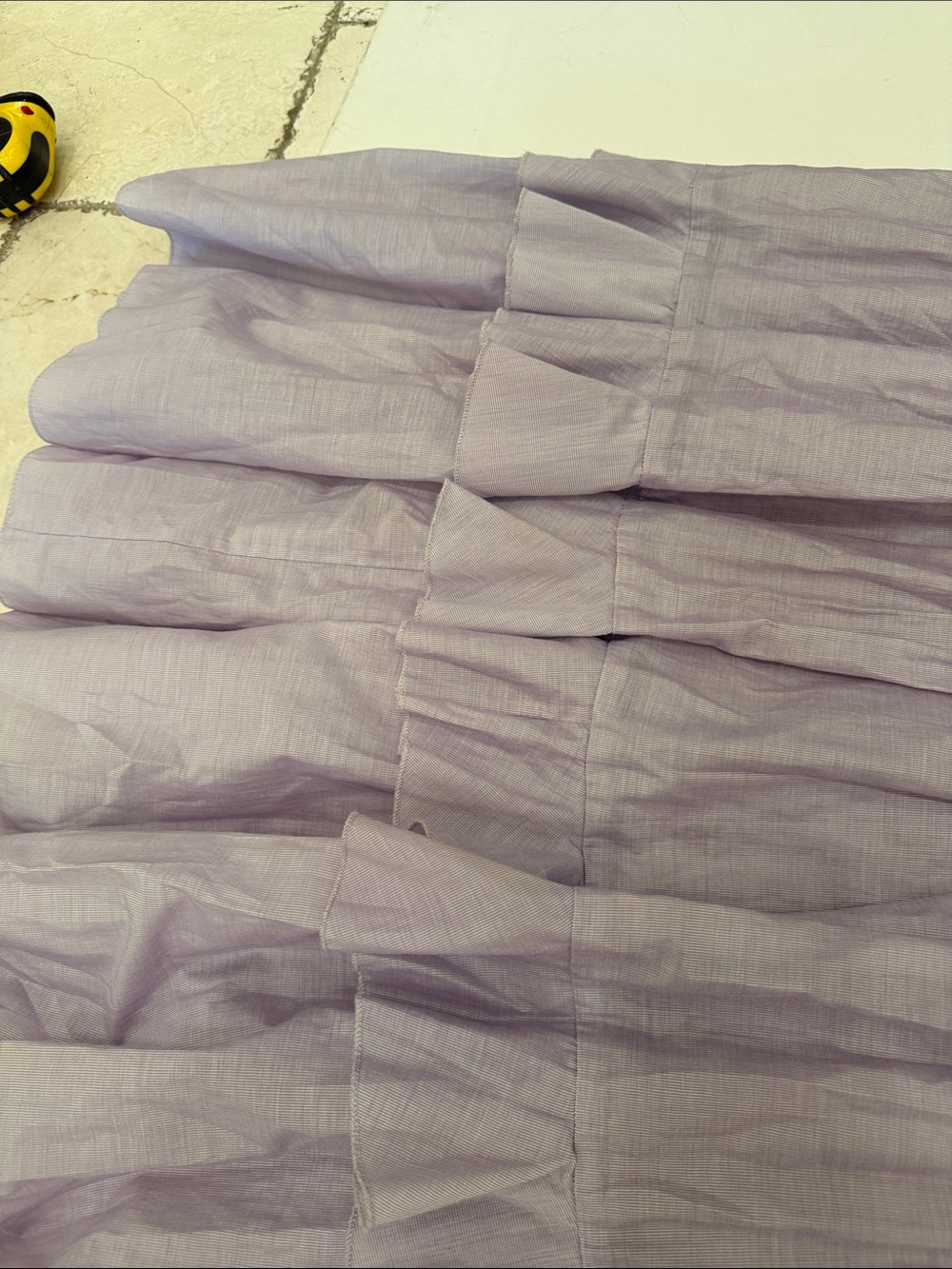 Lavender Ruffle One-Piece Dress - Picture 2 of 4